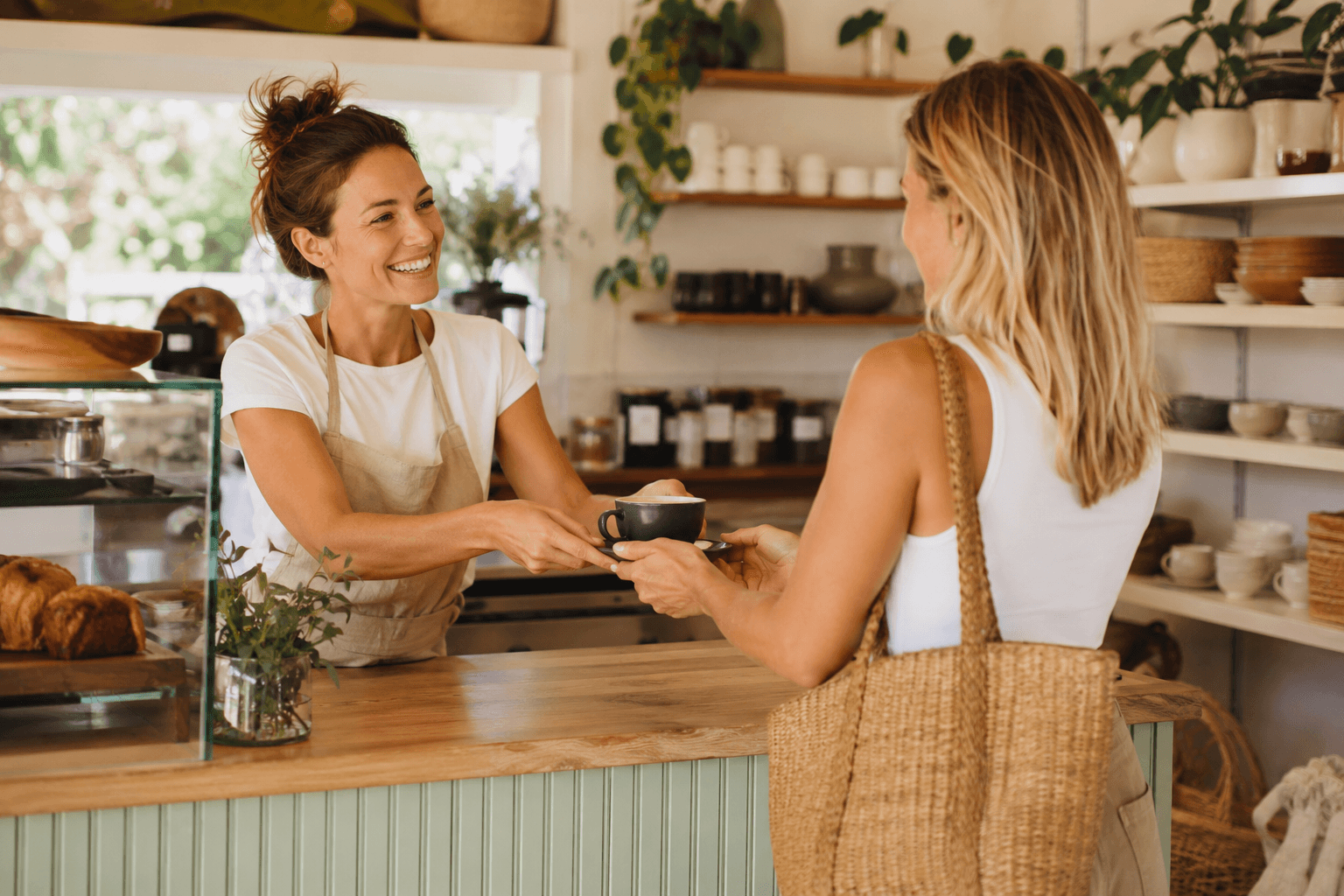 Shops & cafés using Aussie Business AI
